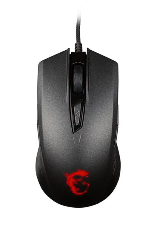 MSI Clutch GM40 Wired Mouse Optical 3,600Dpi 1ms LED Light